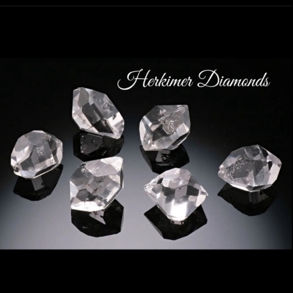 Genuine herkimer diamond & onyx choker necklace - Picture 8 of 16